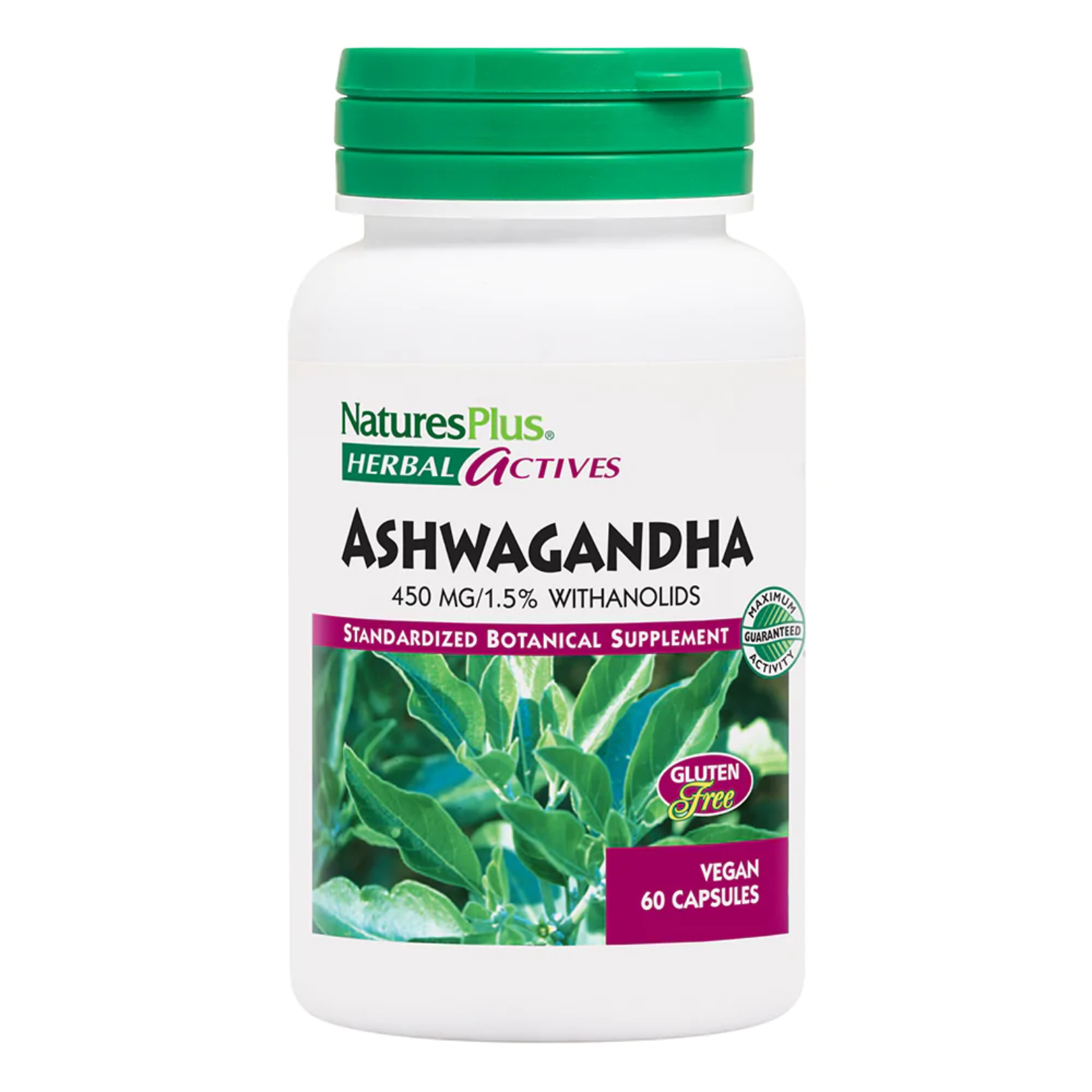 Natures Plus Ashwagandha Ext 450mg Vcaps 60's